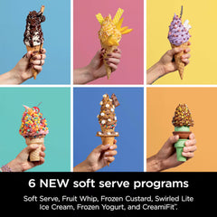 A Photo Of Ninja Swirl by CREAMi Soft Serve & Ice Cream Machine