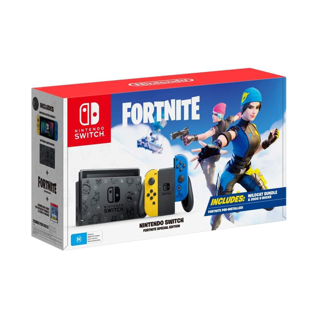 A Photo Of Nintendo Switch Console Fortnite Special Edition - Wildcat Bundle