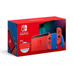 A Photo Of Nintendo Switch Mario Red & Blue Edition – Special Edition Console with Carrying Case
