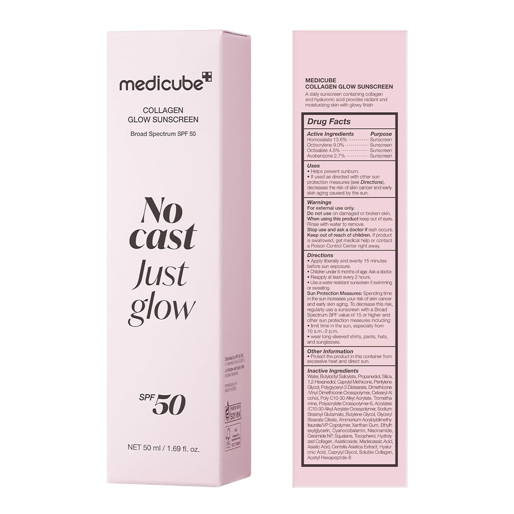 A Photo Of Medicube No Cast Just Glow Collagen Sunscreen SPF 50