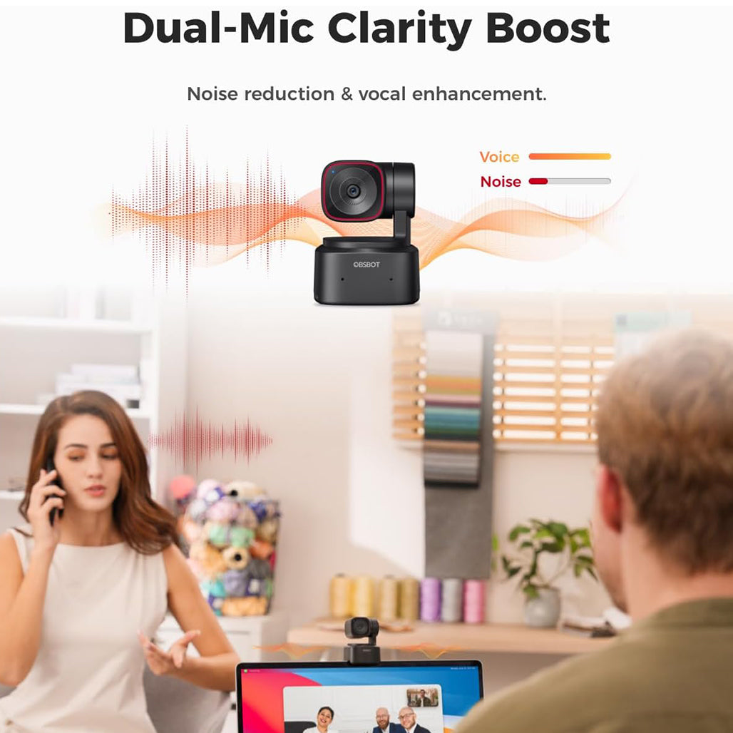 A Photo Of OBSBOT Tiny 2 Lite - AI-Powered 4K PTZ Webcam