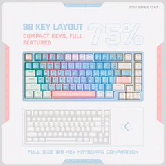 A Photo Of Onikuma G52 RGB - Mechanical Gaming Keyboard - Blue Switch