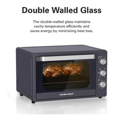 A Photo Of Hamilton Beach Convection Toaster Oven – 55L Rotisserie, Bake, Broil & Grill Multifunction Oven
