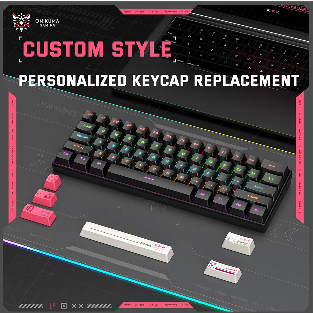 A Photo Of Onikuma G55 - Compact Mechanical Gaming Keyboard