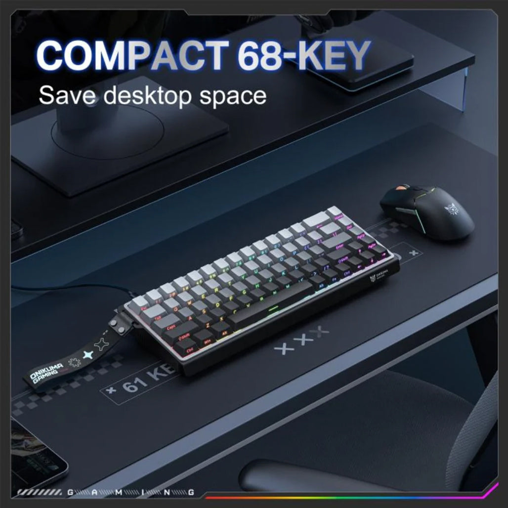 A Photo Of Onikuma G69 68-Key - RGB Magnetic Switch Gaming Keyboard