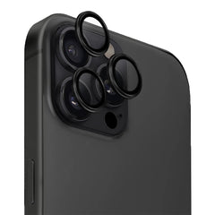 A Photo Of Uniq Optix AluGuard 9H Tempered Lens Protector for iPhone 16 Pro / 16 Pro Max - Aluminum Frame, Scratch-Resistant, Anti-Fingerprint