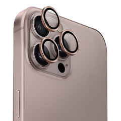 A Photo Of Uniq Optix AluGuard 9H Tempered Lens Protector for iPhone 16 Pro / 16 Pro Max - Aluminum Frame, Scratch-Resistant, Anti-Fingerprint