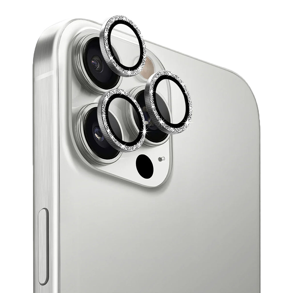A Photo Of Uniq Optix AluGuard 9H Tempered Lens Protector for iPhone 16 Pro / 16 Pro Max - Aluminum Frame, Scratch-Resistant, Anti-Fingerprint