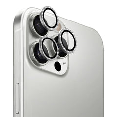 A Photo Of Uniq Optix AluGuard 9H Tempered Lens Protector for iPhone 16 Pro / 16 Pro Max - Aluminum Frame, Scratch-Resistant, Anti-Fingerprint
