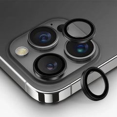 A Photo Of Uniq Optix AluGuard 9H Tempered Lens Protector for iPhone 16 Pro / 16 Pro Max - Aluminum Frame, Scratch-Resistant, Anti-Fingerprint