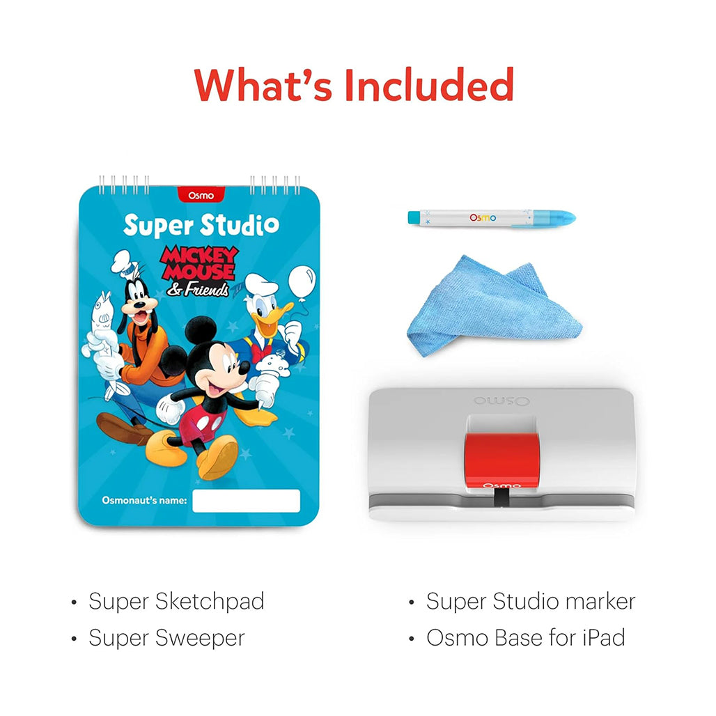 A Photo Of Osmo Super Studio Disney Mickey Mouse & Friends Starter Kit for iPad