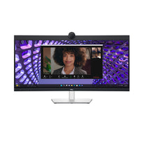 Dell Pro 34 Plus P3424WEB - 34" WQHD Video Conferencing Monitor with Built-in Webcam, Speakers and Micropone