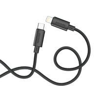 Porodo Blue 20W PD Type-C to Lightning Cable 1.2M – Fast Charging & Durable Design – Black