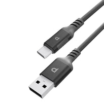 Powerology Power Sync Weave USB-A to USB-C PD 20W - Gray