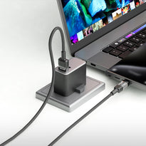 Porodo Braided 3A PD USB-A to USB-C Fast Charging Cable, Durable 1.2M Transparent Head – Black