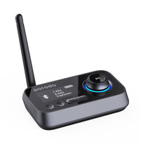 Porodo 3in1 Bluetooth Transmitter Receiver and Wireless Audio Adaptor - Black