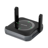 Porodo portable CPE MiFi 3G/4G Wireless Router 4000mAh - Black/Grey
