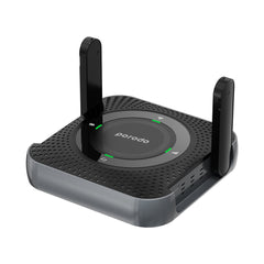 A Photo Of Porodo portable CPE MiFi 3G/4G Wireless Router 4000mAh - Black/Grey