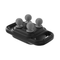 Porodo Lifestyle Quad Comfort Massager – Ultimate Full-Body Relaxation in Sleek Black