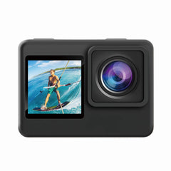 A Photo Of Porodo Lifestyle Waterproof 4K Action Camera 900mAh - Black