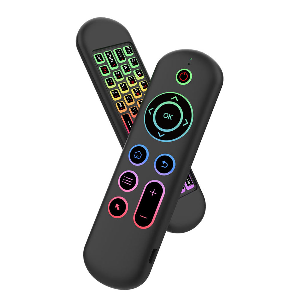 A Photo Of Porodo Air Mouse Remote Mini Keyboard