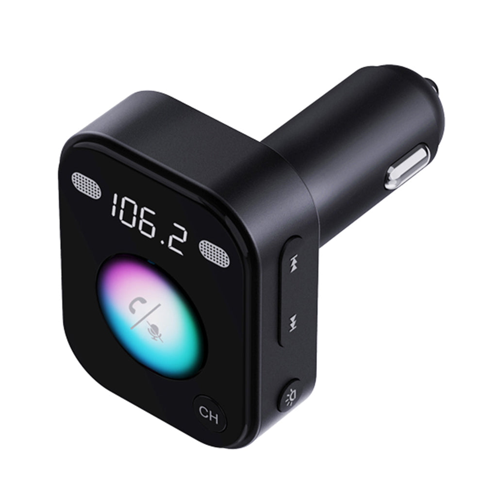 A Photo Of Porodo Dual Microphone FM Transmitter & Charger