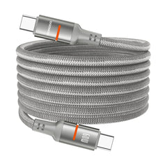 A Photo Of Porodo 60W Type-C to Type-C Magnetic Braided Cable