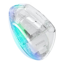Porodo Vertical Wireless Mouse 4800 DPI - Transparent