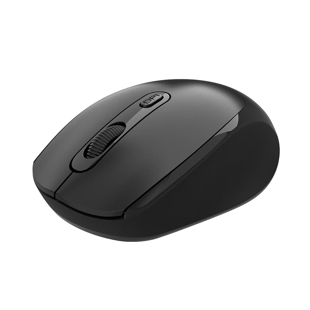 A Photo Of Porodo Dual Mode Wireless Mouse – Black