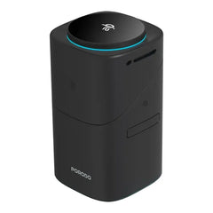 A Photo Of Porodo Auto Rotate & Slide Qi2 MagSafe Charging - Black