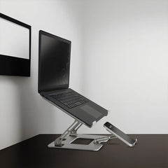 A Photo Of Porodo Smart Folding Multi-Device Stand – Silver