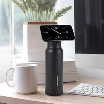 Porodo Lifestyle Magnetic Mount Water Bottle - Black