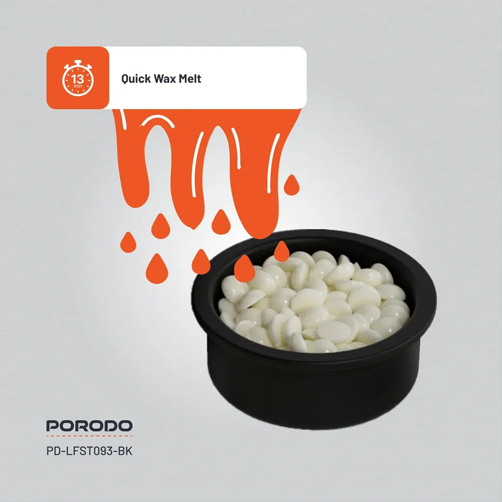 A Photo Of Porodo Lifestyle Wax Warming Hair Removal Kit