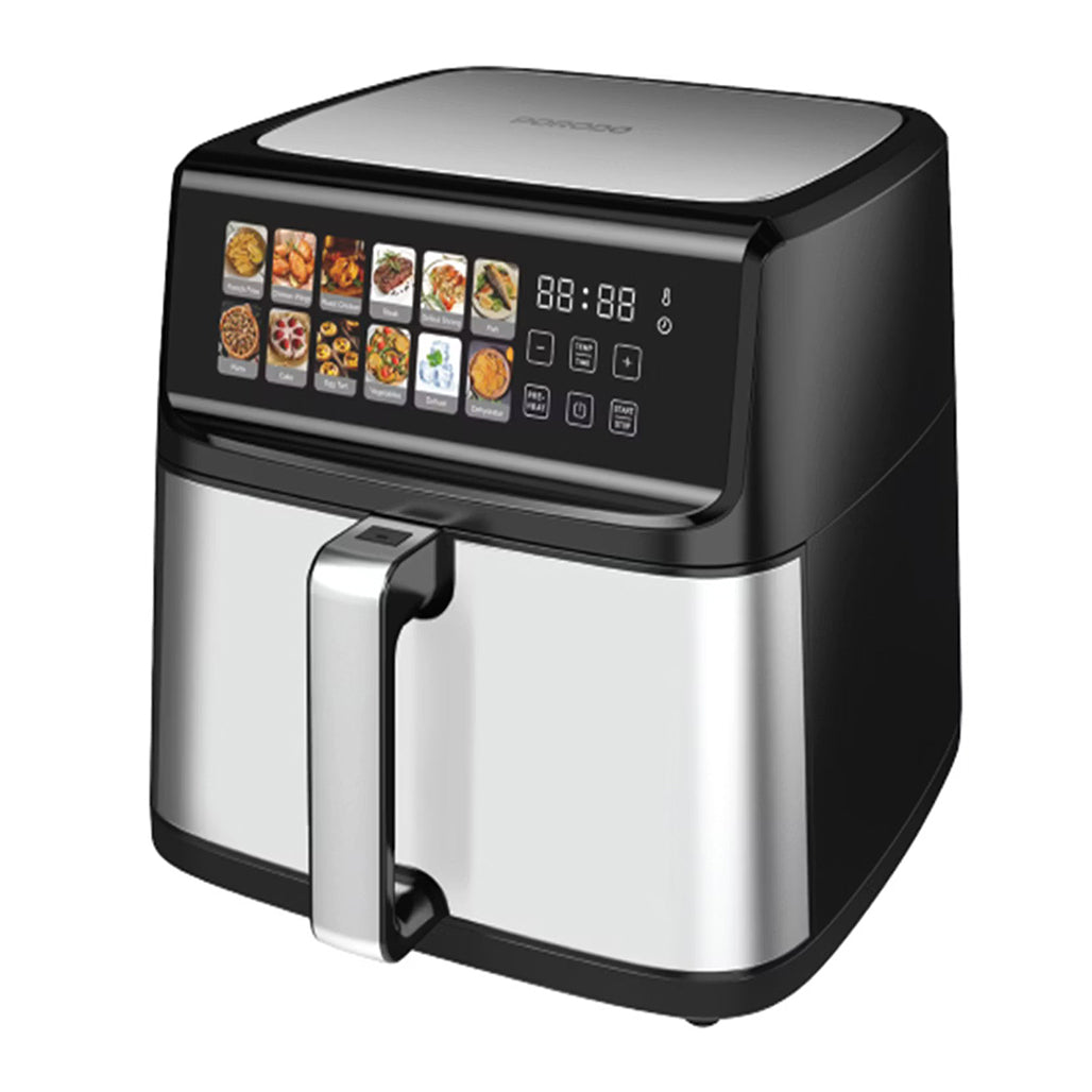 A Photo Of Porodo 11L Dual Mode Touch Control Air Fryer – Black