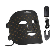 A Photo Of Porodo Lifestyle Red Light Therapy Face Mask – Black