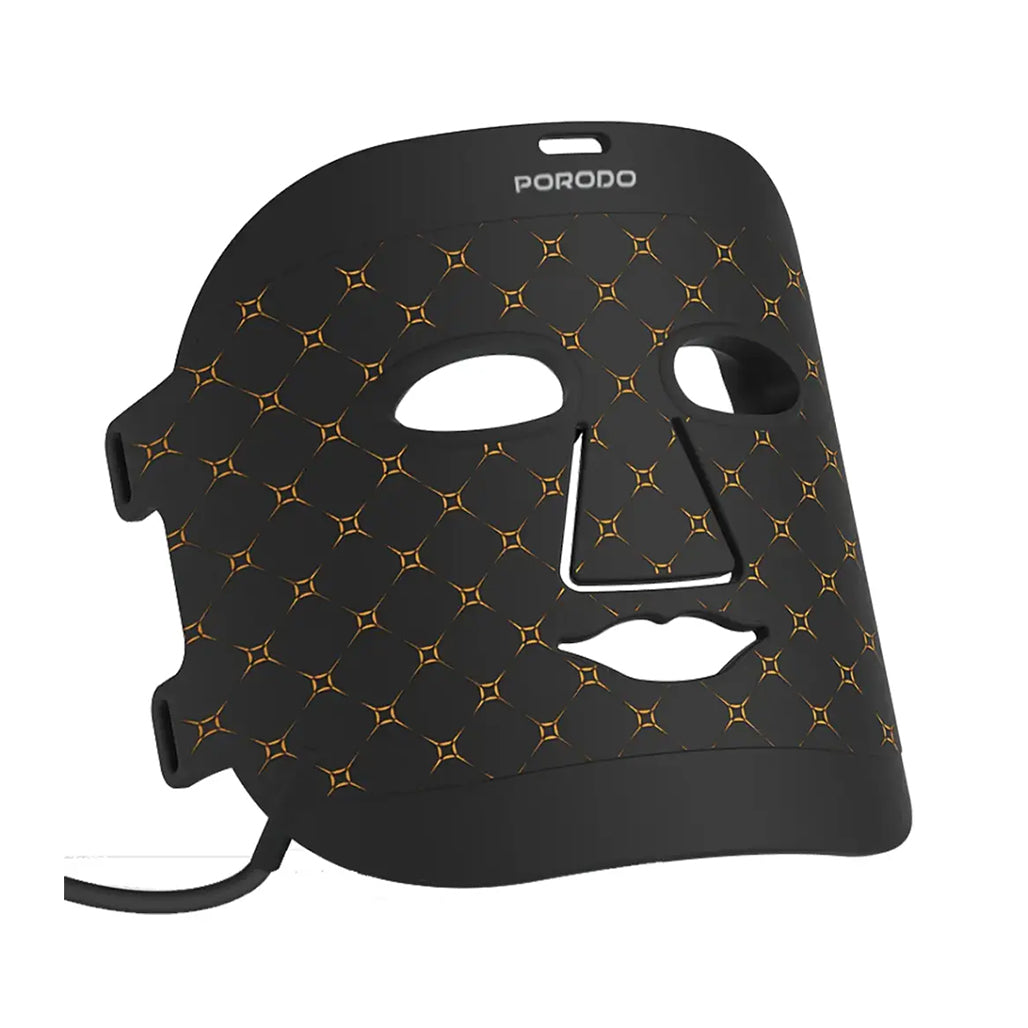 A Photo Of Porodo Lifestyle Red Light Therapy Face Mask – Black