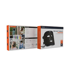 A Photo Of Porodo Lifestyle Red Light Therapy Face Mask – Black