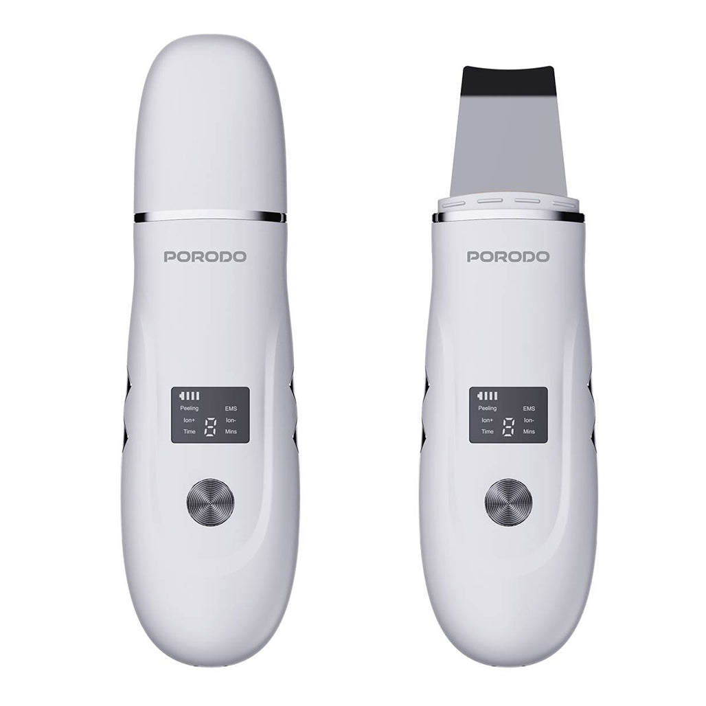 A Photo Of Porodo Lifestyle Ultrasonic Face Scrub & Peeler – Advanced Skincare Technology for Deep Cleansing and Exfoliation