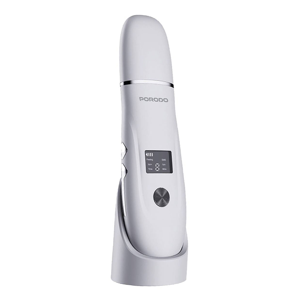 A Photo Of Porodo Lifestyle Ultrasonic Face Scrub & Peeler – Advanced Skincare Technology for Deep Cleansing and Exfoliation