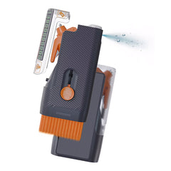 A Photo Of Porodo Lifestyle Multi-Purpose Emergency Car Safety & Cleaning Kit – Compact & Portable – Black