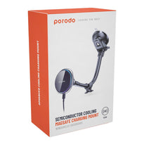 Porodo Semiconductor Cooling MagSafe Charging Mount - Black | Fast Charging & Effective Heat Dissipation