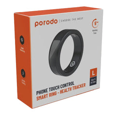 A Photo Of Porodo Smart Wearable Ring Size 11 with Touch Function