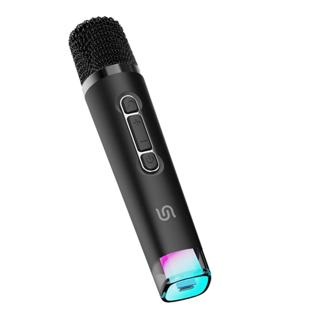 A Photo Of Porodo Soundtec Audiolink - Bluetooth Audio Mixer and Dual-Channel Speaker - Black