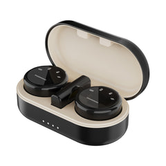 A Photo Of Porodo Lavalier Microphone - Type-C Connector and Lightning Adapter – Black