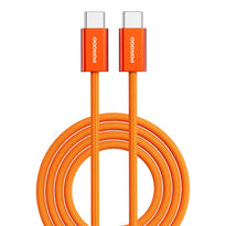 Porodo High-Speed USB-C Braided Cable Charging & Data Transfer - Orange