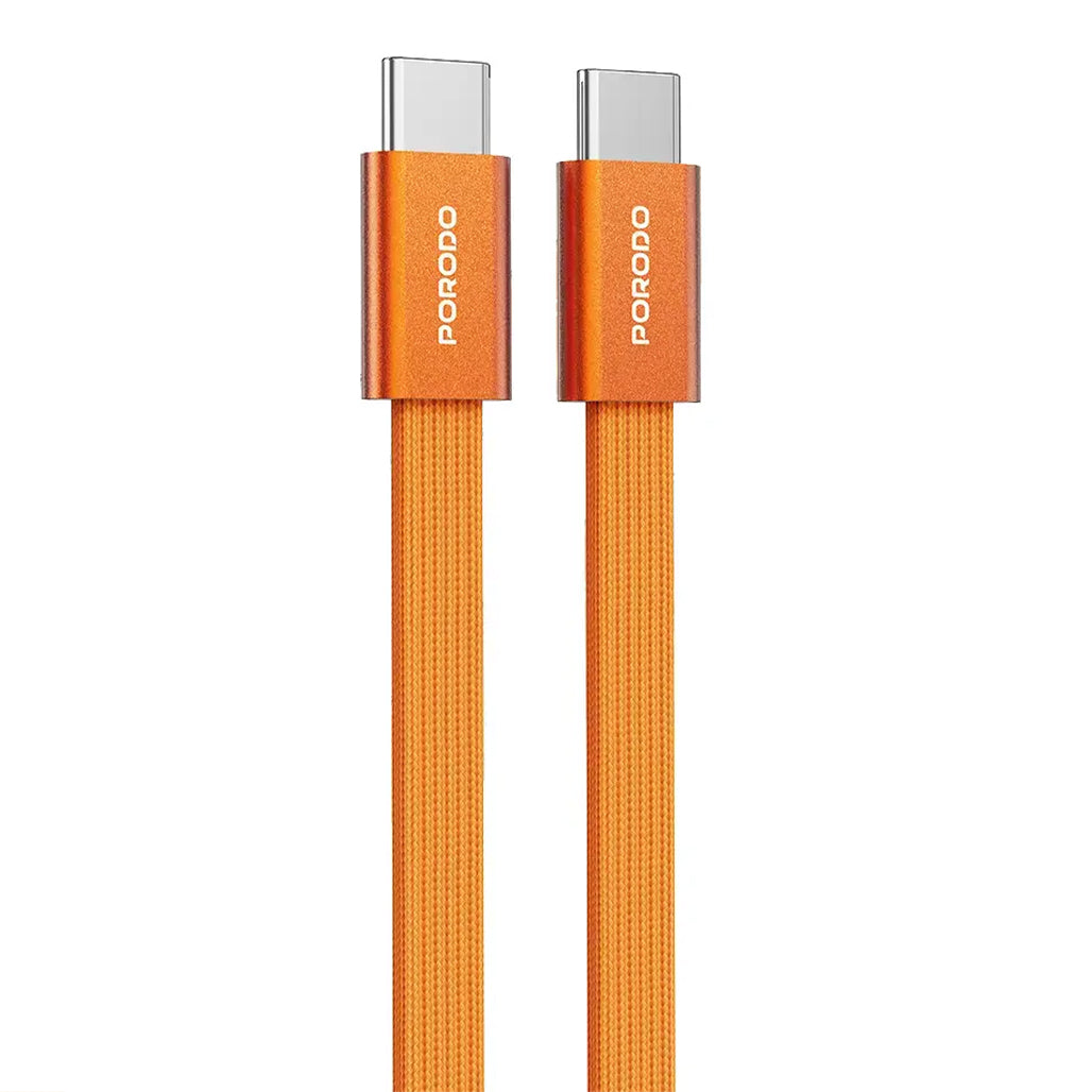 A Photo Of Porodo High-Speed USB-C Braided Cable Charging & Data Transfer