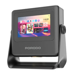 A Photo Of Porodo LifeStyle Optivis Smart HD Projector - Black