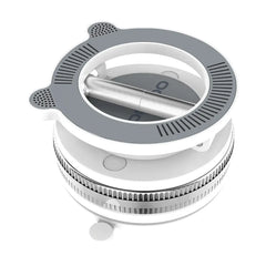 A Photo Of Porodo Multi-Surface Vacuum Suction Mount 360° Rotating Base - White