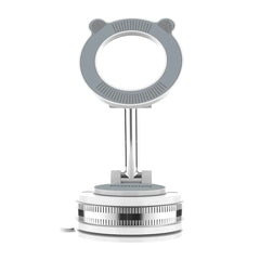 A Photo Of Porodo Multi-Surface Vacuum Suction Mount 360° Rotating Base - White