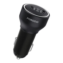 Porodo Velano Car Charger with Dual USB-C Ports
